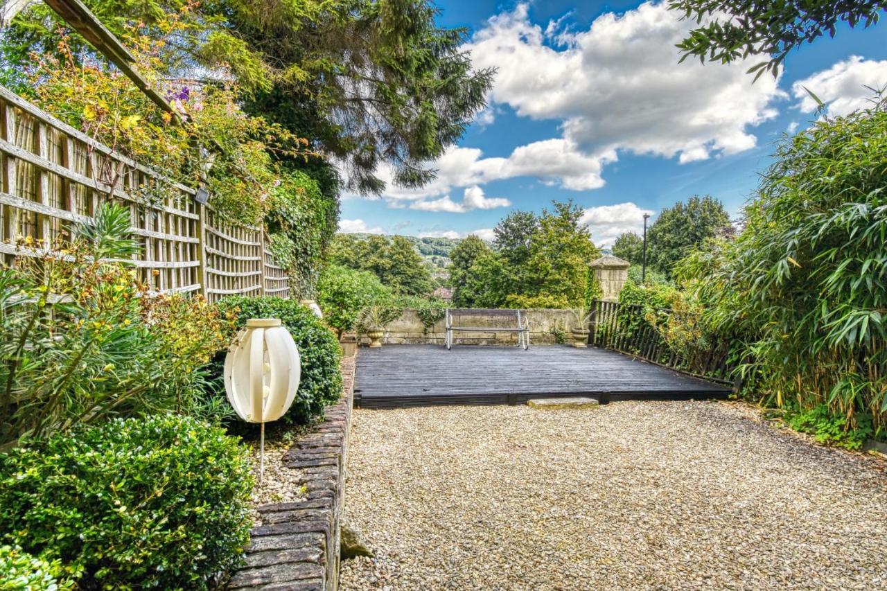 2 Bedroom Apartment In Bath City Centre With Garden & Free Parking Kültér fotó